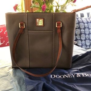 Dooney & Bourke Lexington Pebbled Leather Tote Purse NEW